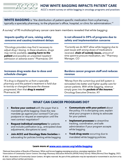 White Bagging Qualitative Analysis