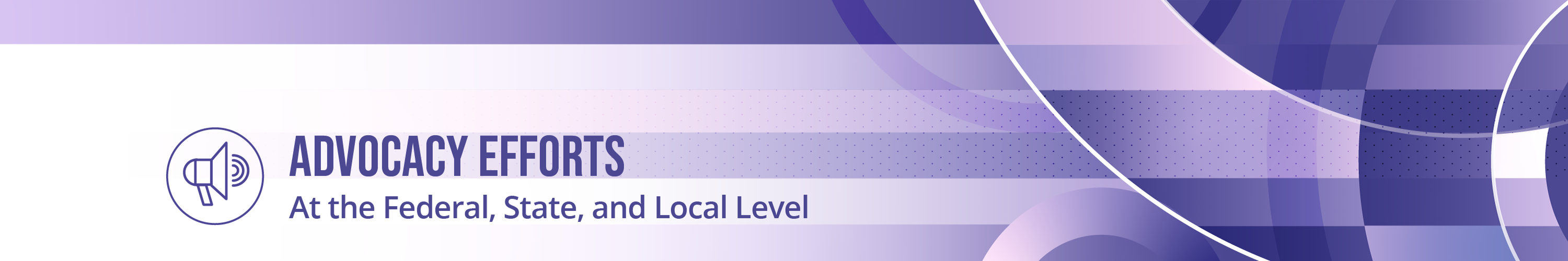 Advocacy Efforts At the Federal, State, and Local Level