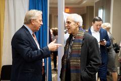 Attendees network with other oncology professionals in the Exhibit Hall.