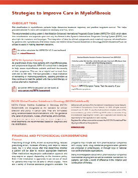 Strategies to Improve Myelofibrosis Care Cover