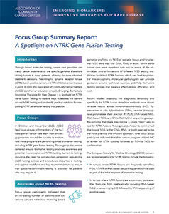 A Spotlight on NTRK Gene Fusion Testing